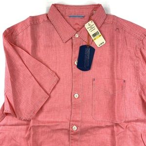Tommy Bahama Camp Shirt Sea Glass Breezer Melon
